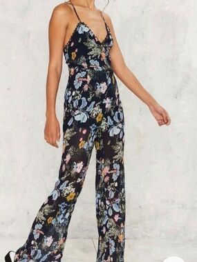 Foxiedox halter jumpsuit size M